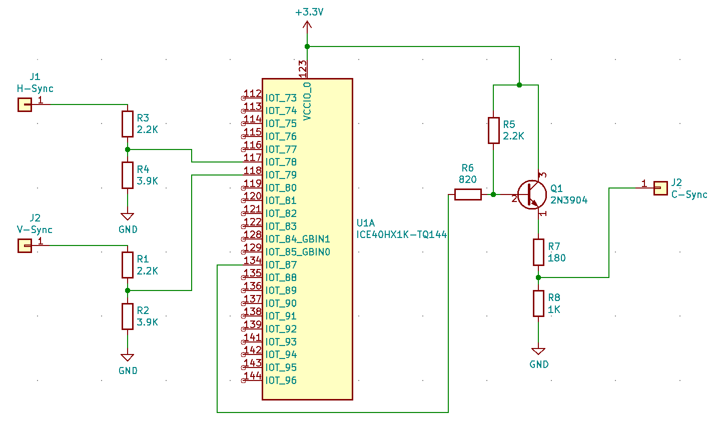 C-Sync signal generator schematic