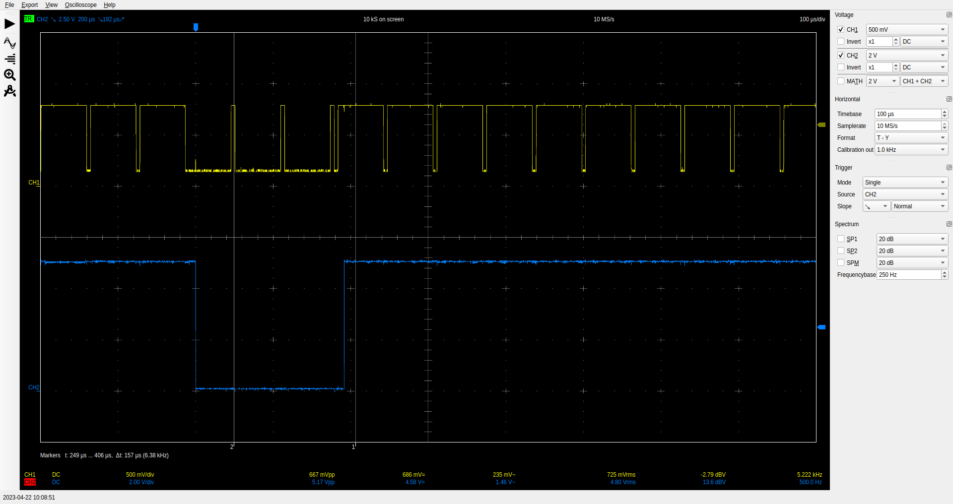 Atari ST generated C-Sync and V-Sync signals